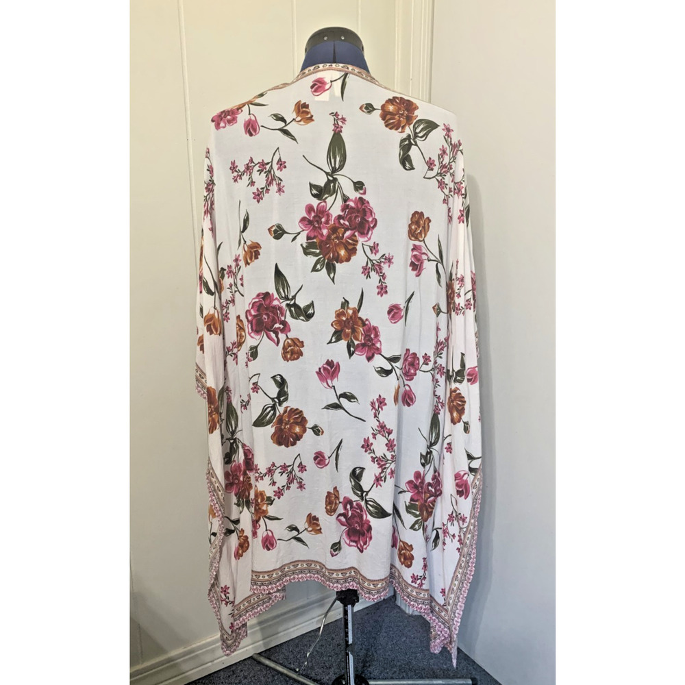 Japna With Love Kimono One Size Duster Cover Up Boho Gypsy Festival Beach - Picture 3 of 8
